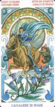 Tarot Art Nouveau carte 2